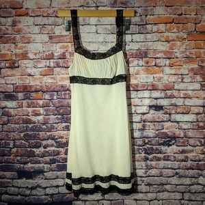 Cosabella ivory and black night dress M